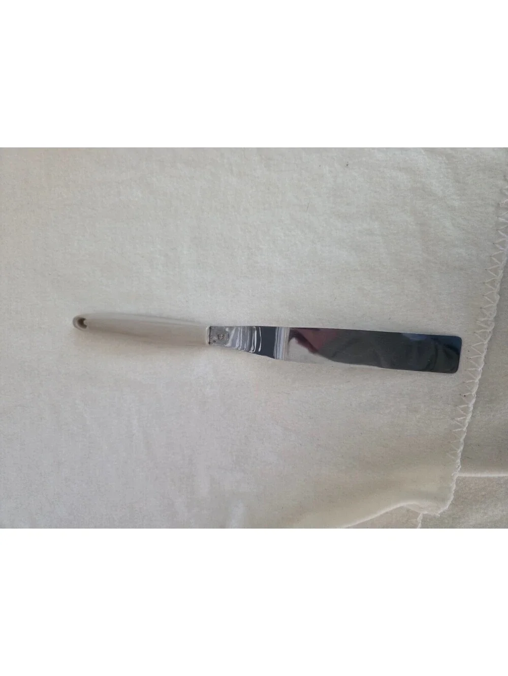 Vintage Maid of Honor Rose Stainless Cake Pie Server Wheat Handle USA